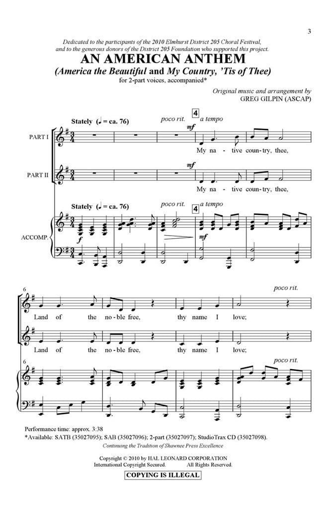 An American Anthem